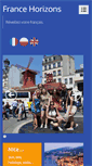 Mobile Screenshot of francehorizons.com