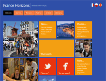 Tablet Screenshot of francehorizons.com